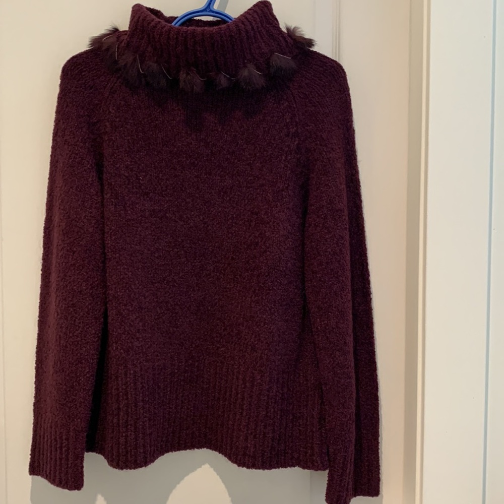 Rabbit fur sweater